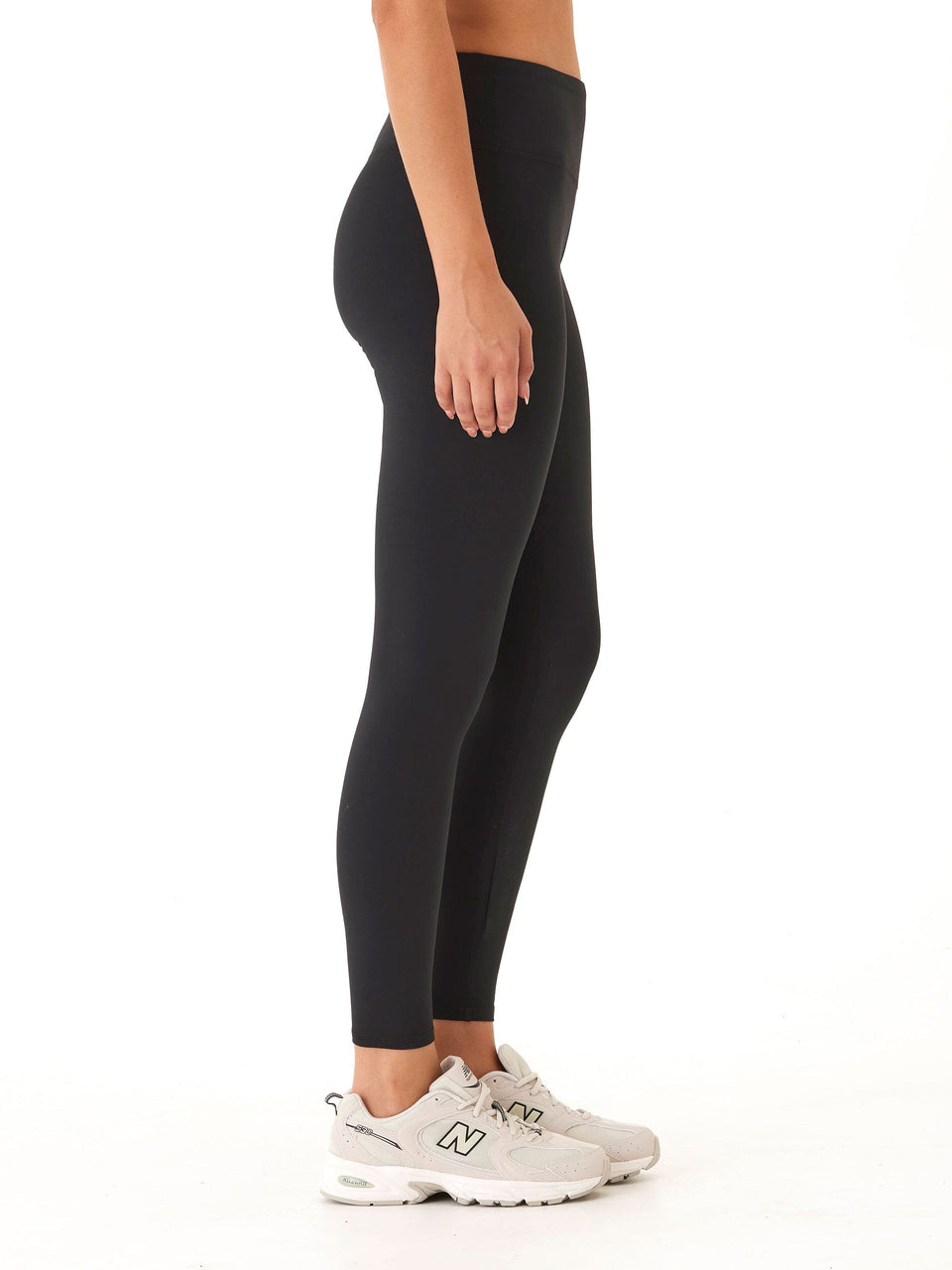 Women's Mid-Rise Full-Length Leggings - Midnight Monstera