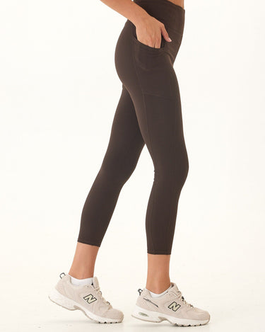 Monica Pocket High Rise 7/8 Legging 24" Womens Bottoms Leggings Threads 4 Thought 