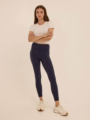 Monica Pocket High Rise 7/8 Legging 24" Womens Bottoms Leggings Threads 4 Thought 