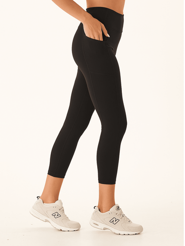 Monica Pocket High Rise 7/8 Legging 24" Womens Bottoms Leggings Threads 4 Thought 