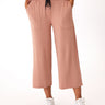 Carrie Feather Fleece Wide Leg Crop Pant 22" Womens Bottoms Pants Threads 4 Thought 