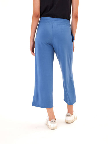 Carrie Feather Fleece Wide Leg Crop Pant 22" Womens Bottoms Pants Threads 4 Thought 