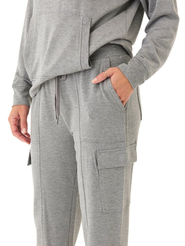 Margot Feather Fleece Cargo Jogger Womens Bottoms Sweatpants Threads 4 Thought