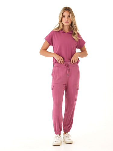 Margot Feather Fleece Cargo Jogger Womens Bottoms Sweatpants Threads 4 Thought 
