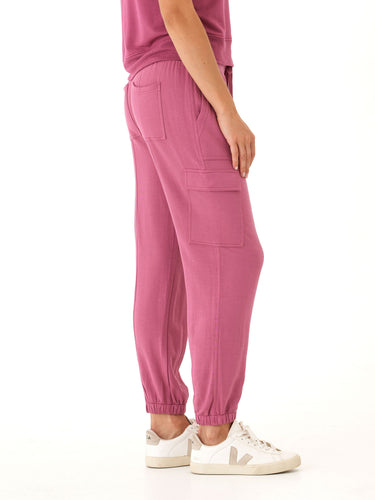 Margot Feather Fleece Cargo Jogger Womens Bottoms Sweatpants Threads 4 Thought 