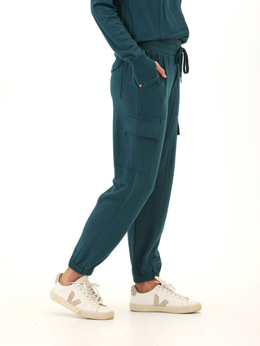 Margot Feather Fleece Cargo Jogger Womens Bottoms Sweatpants Threads 4 Thought 