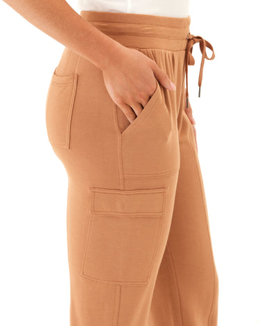 Margot Feather Fleece Cargo Jogger Womens Bottoms Sweatpants Threads 4 Thought 
