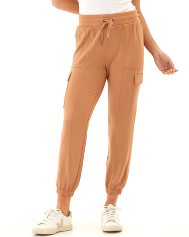 Margot Feather Fleece Cargo Jogger Womens Bottoms Sweatpants Threads 4 Thought 