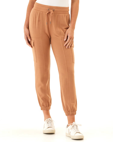 Margot Feather Fleece Cargo Jogger Womens Bottoms Sweatpants Threads 4 Thought 