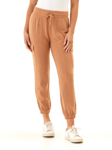 Margot Feather Fleece Cargo Jogger Womens Bottoms Sweatpants Threads 4 Thought 