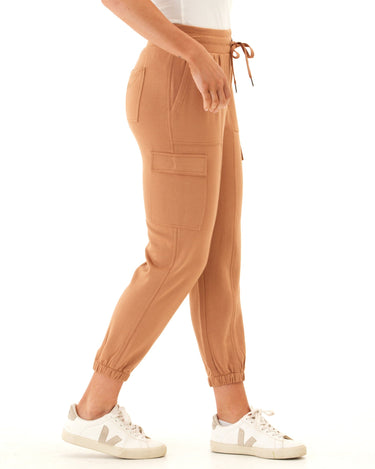 Margot Feather Fleece Cargo Jogger Womens Bottoms Sweatpants Threads 4 Thought 