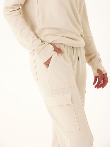 Margot Feather Fleece Cargo Jogger Threads 4 Thought
