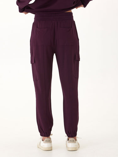 Margot Feather Fleece Cargo Jogger Womens Bottoms Sweatpants Threads 4 Thought 