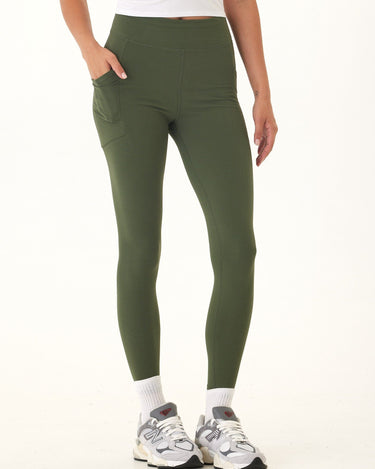 Elena High Rise Pocket 7/8 Legging Womens Bottoms Leggings Threads 4 Thought 