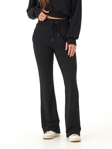 Nicolle Feather Fleece Flare Hem Pant Womens Bottoms Sweatpants Threads 4 Thought