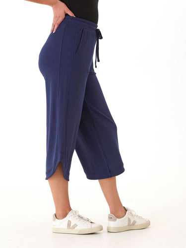 Kellyna Modal Terry Capri Dolphin Pant Womens Bottoms Sweatpants Threads 4 Thought 