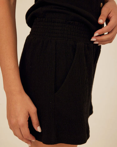 Gwyneth Smocked Jersey Short Threads 4 Thought 