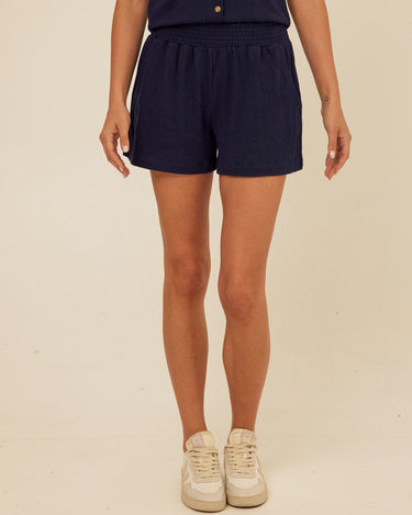 Gwyneth Smocked Jersey Short Threads 4 Thought 