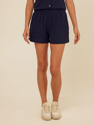 Gwyneth Smocked Jersey Short Threads 4 Thought 