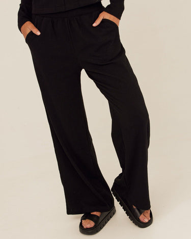 Ivanna Smocked Jersey Wide Leg Pant Womens Bottoms Pants Threads 4 Thought 