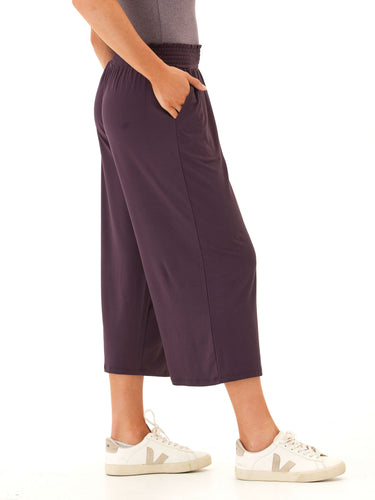 Giselle Luxe Jersey Wide Leg Capri Pant Womens Bottoms Pants Threads 4 Thought 