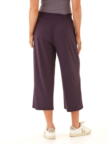 Giselle Luxe Jersey Wide Leg Capri Pant Womens Bottoms Pants Threads 4 Thought 