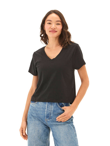 Ada Triblend V-Neck Tee Womens Tops Short Tee Threads 4 Thought