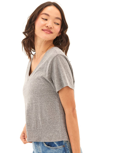 Ada Triblend V-Neck Tee Womens Tops Short Tee Threads 4 Thought