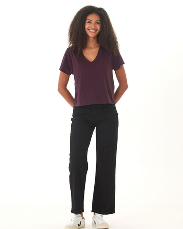 Ada Triblend V-Neck Tee Womens Tops Short Tee Threads 4 Thought 