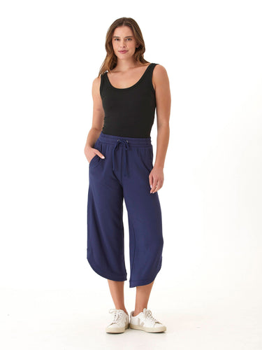 Kellyna Modal Terry Capri Dolphin Pant Womens Bottoms Sweatpants Threads 4 Thought 