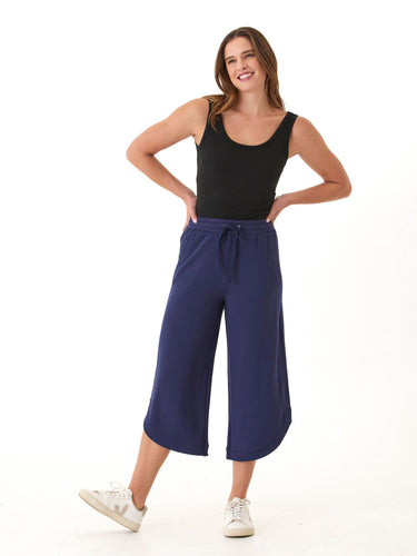 Kellyna Modal Terry Capri Dolphin Pant Womens Bottoms Sweatpants Threads 4 Thought 