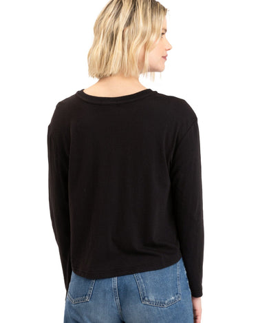 Maggie Triblend Long Sleeve Pocket Tee Womens Tops Long Threads 4 Thought 