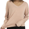 Rhayne Feather Rib Long Sleeve V-Neck Womens Tops Long Threads 4 Thought 