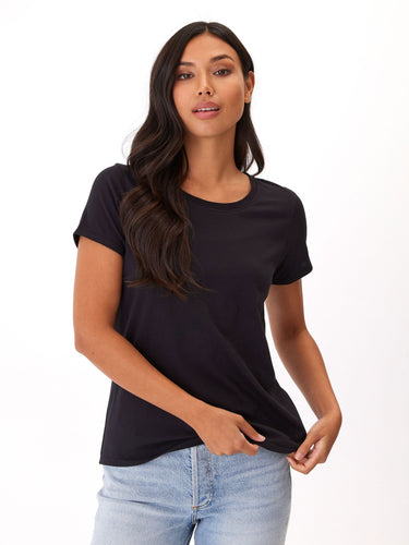 Odette Classic Jersey Crew Tee Womens Tops Short Threads 4 Thought 