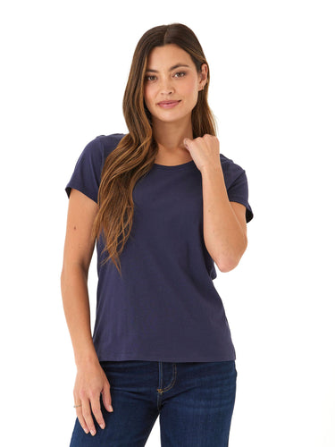 Odette Classic Jersey Crew Tee Womens Tops Short Threads 4 Thought