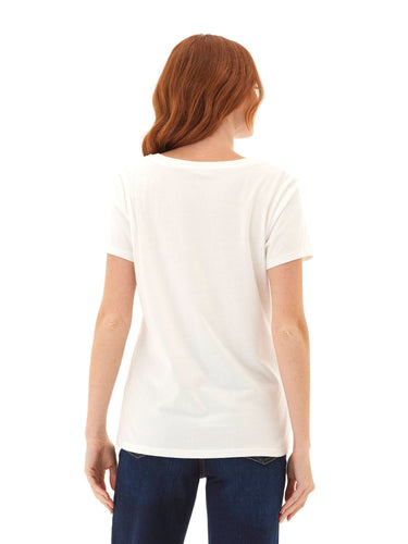 Odette Classic Jersey Crew Tee Womens Tops Short Tee Threads 4 Thought 