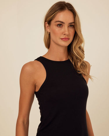 Bailey Feather Rib High Neck Tank Womens Tops Tanks Threads 4 Thought 