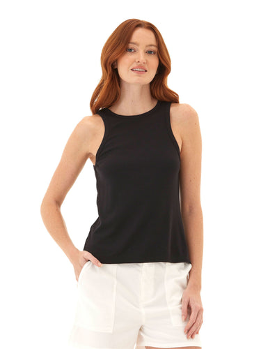 Bailey Feather Rib High Neck Tank Womens Tops Tanks Threads 4 Thought