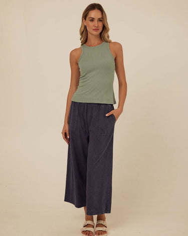 Bailey Feather Rib High Neck Tank Womens Tops Tanks Threads 4 Thought 