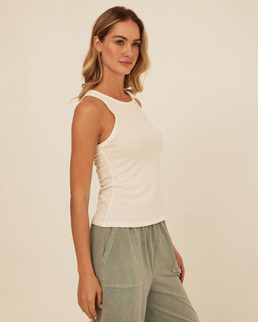 Bailey Feather Rib High Neck Tank Womens Tops Tanks Threads 4 Thought 