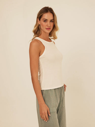 Bailey Feather Rib High Neck Tank Womens Tops Tanks Threads 4 Thought 