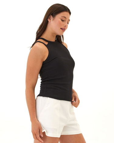 Zinnia Feather Rib Tank Womens Tops Tanks Threads 4 Thought 