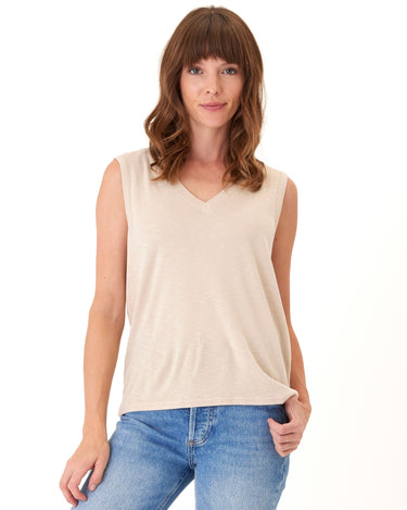 Kinsley Textured Slub Jersey Top Womens Tops Tanks Threads 4 Thought 