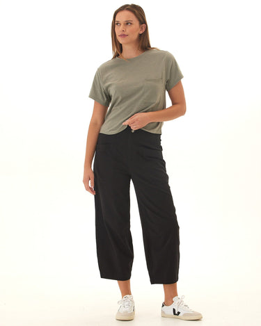 Lauren Stretch Twill Pleated Barrel Pant Womens Bottoms Pants Threads 4 Thought 