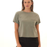 Shelbie Triblend Jersey Pocket Tee Womens Tops Short Tee Threads 4 Thought 