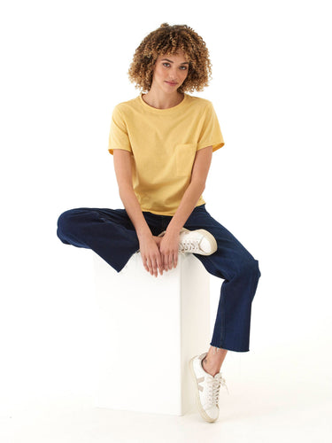 Shelbie Triblend Jersey Pocket Tee Womens Tops Short Tee Threads 4 Thought 