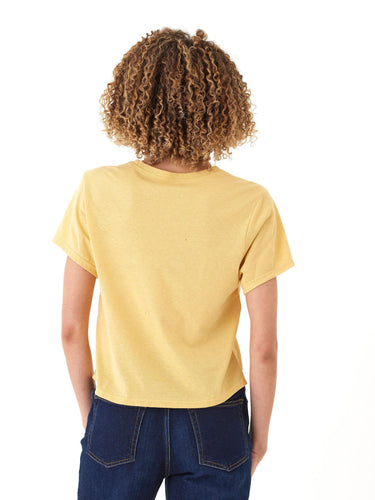 Shelbie Triblend Jersey Pocket Tee Womens Tops Short Tee Threads 4 Thought 
