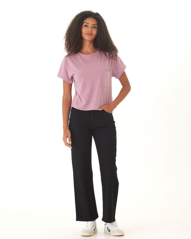 Shelbie Triblend Jersey Pocket Tee Threads 4 Thought 