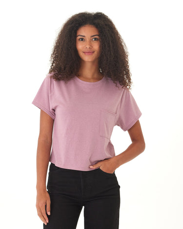 Shelbie Triblend Jersey Pocket Tee Threads 4 Thought 