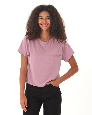 Shelbie Triblend Jersey Pocket Tee Threads 4 Thought 